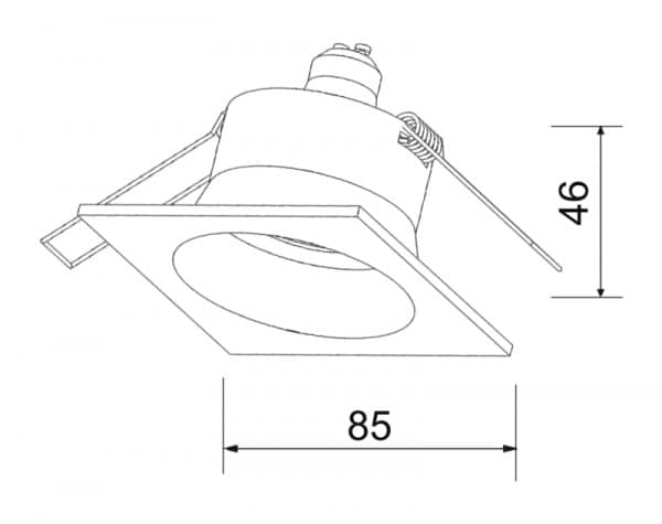 Comfort inbouwspot type 24091 - Afbeelding 5