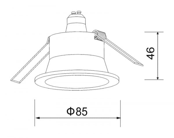 Comfort inbouwspot type 23091 - Afbeelding 5