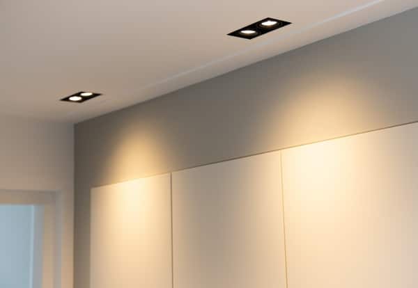 LED Square Trimless inbouwspot 2-Lichts zwart, eenmalig gebruikt - Afbeelding 2