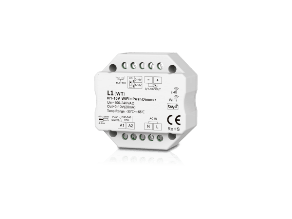 WiFi 0-10V dimmer L1(WT)