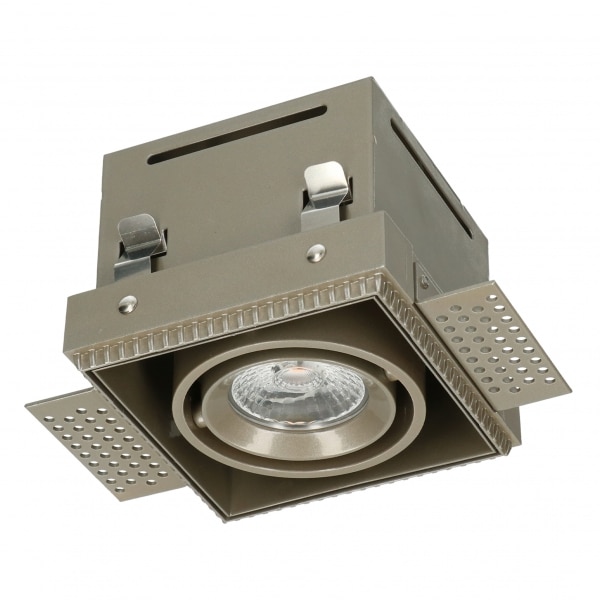 LED Square Trimless inbouwspot 1-Lichts (gratis driver) - Pearl grey - Afbeelding 7