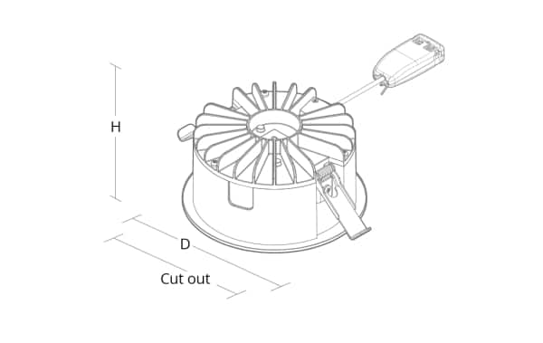 LED downlight Multi 200 - Afbeelding 2